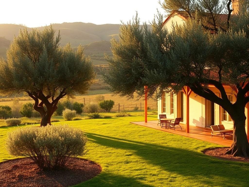 Olive Grove Farmhouse Estate in Vineyard Hills, Sonoma